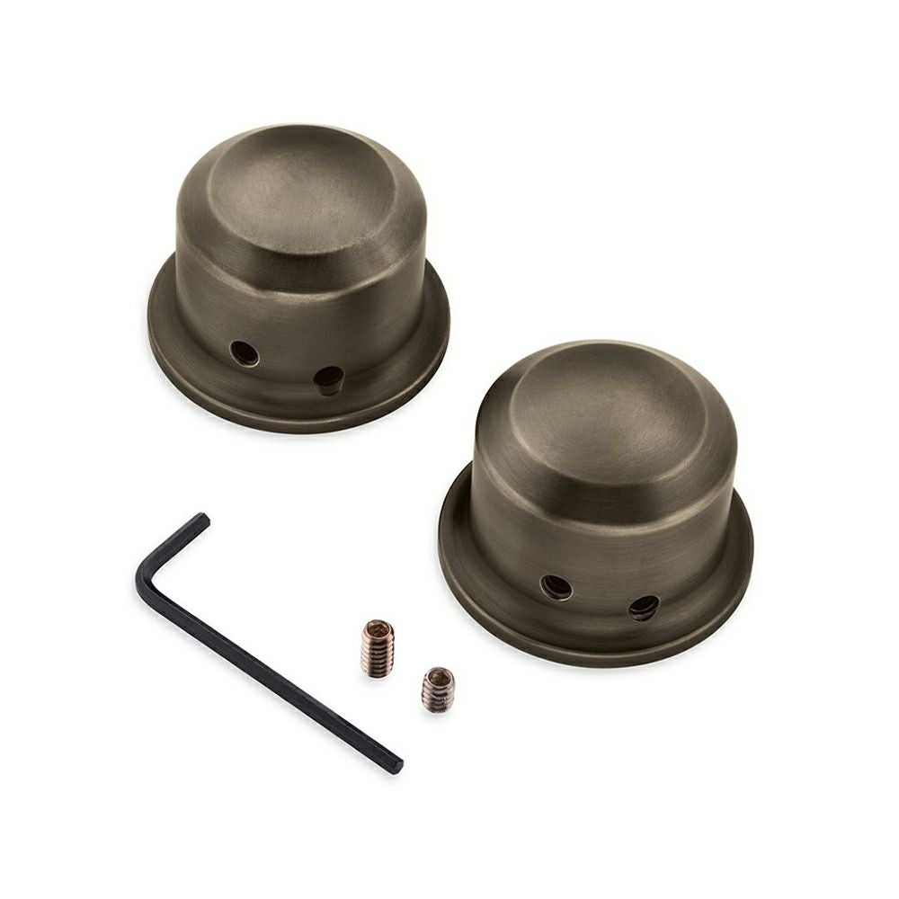 43000046】ハーレー純正 フロントアクスルナットカバーBrass Front