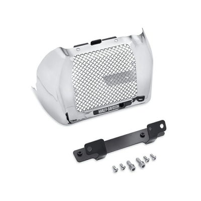 63121-11A】ハーレー純正 オイルクーラーカバーChrome Oil Cooler 