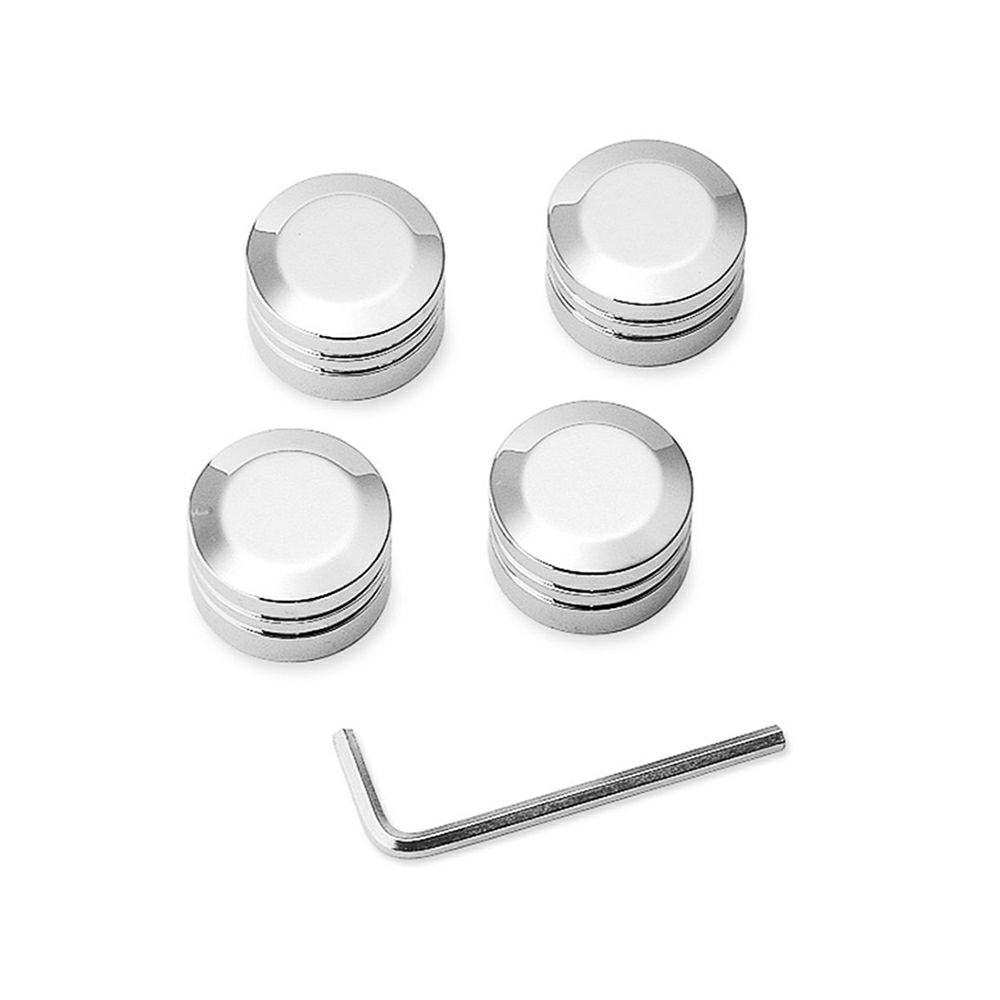 43822-01】ハーレー純正 ヘッドボルトカバーChrome Headbolt Covers