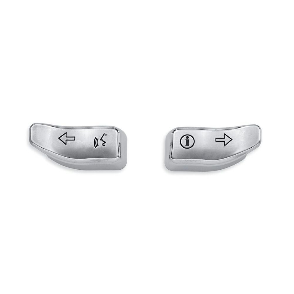 71804-03】ハーレー純正 スイッチキャップキットChrome Switch Cap Kit