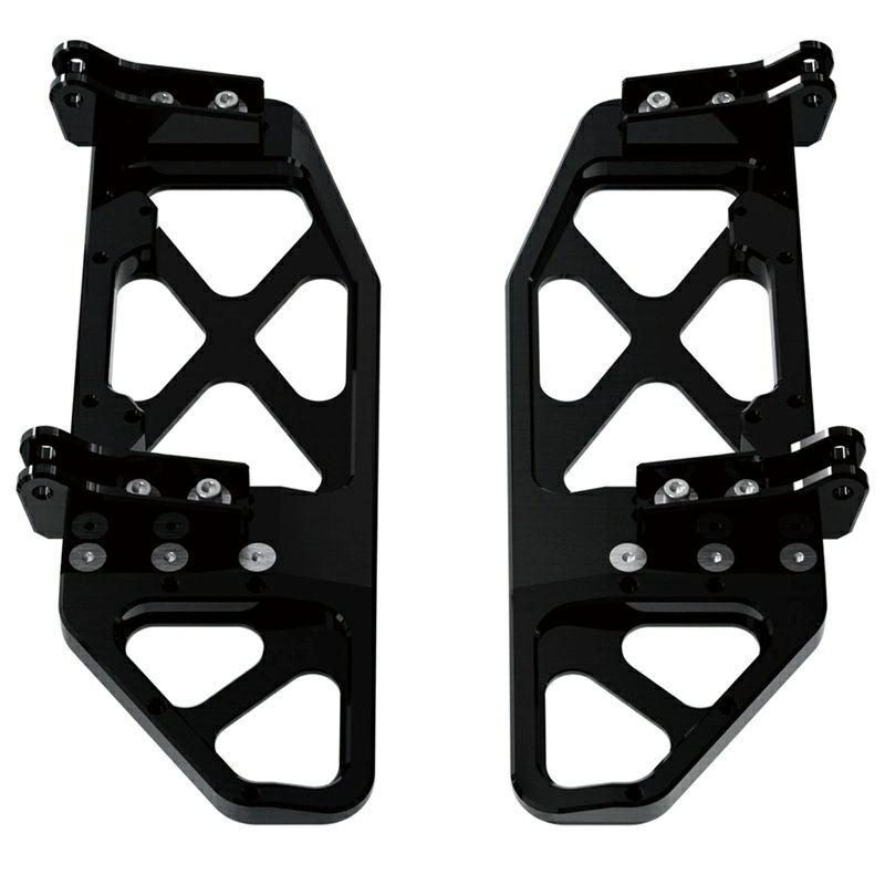 ウィリーＧ.・スカル・コレクション・フットボードインサート／クロームライダー／コンテンポラリースタイルWillieGSkullRiderFootboardInserts
