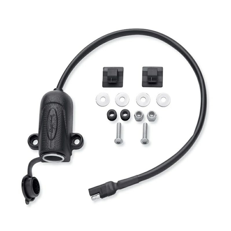 69200091】ハーレー純正 補助電源ポートSaddlebag-Mount Auxiliary