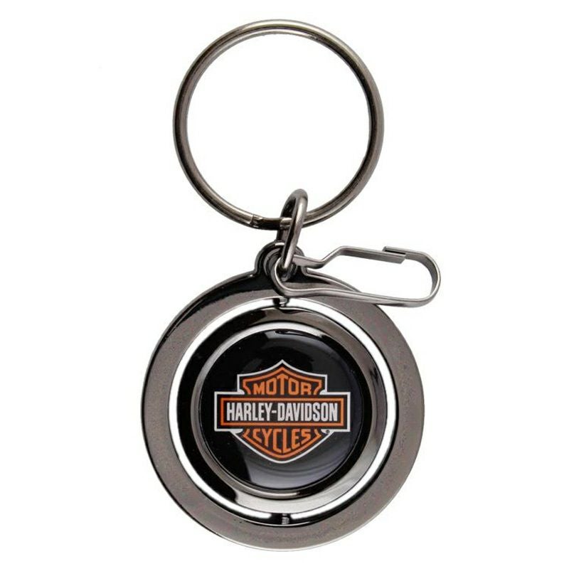 Harley-Davidson スタッズ付きレザー首輪　ハーレーダビットソン CRM-4528_ハーレーダビッドソン_クラシック Bar & Shieldロゴ スピナー