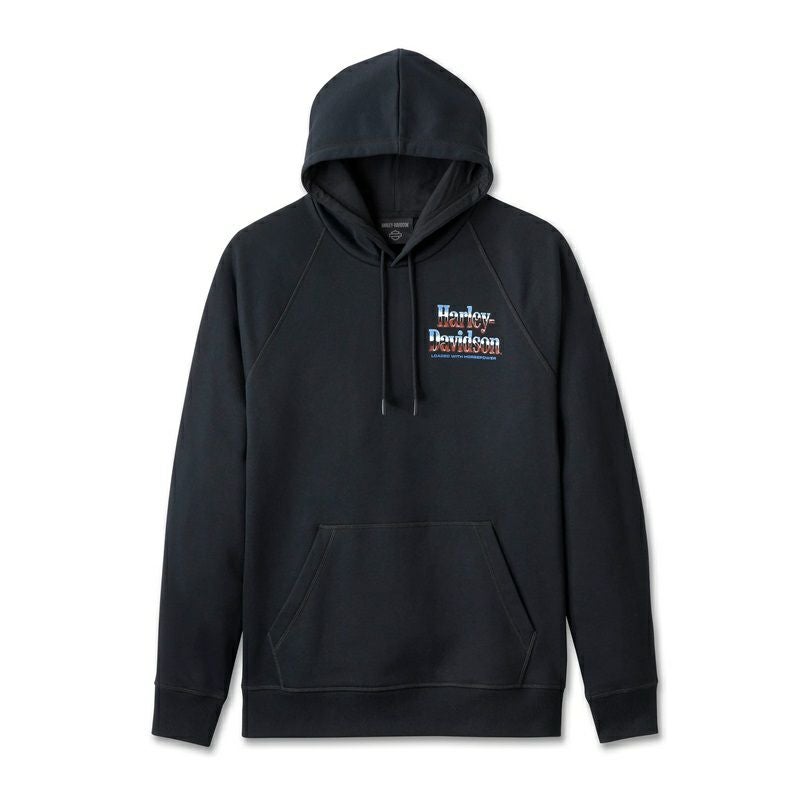 ホイール商品 ハーレー HARLEY DAVIDSON パーカー 防水 HARLEY-DAVIDSON 純正（ハーレーダビッドソン）メンズ Bar & Shield 裏