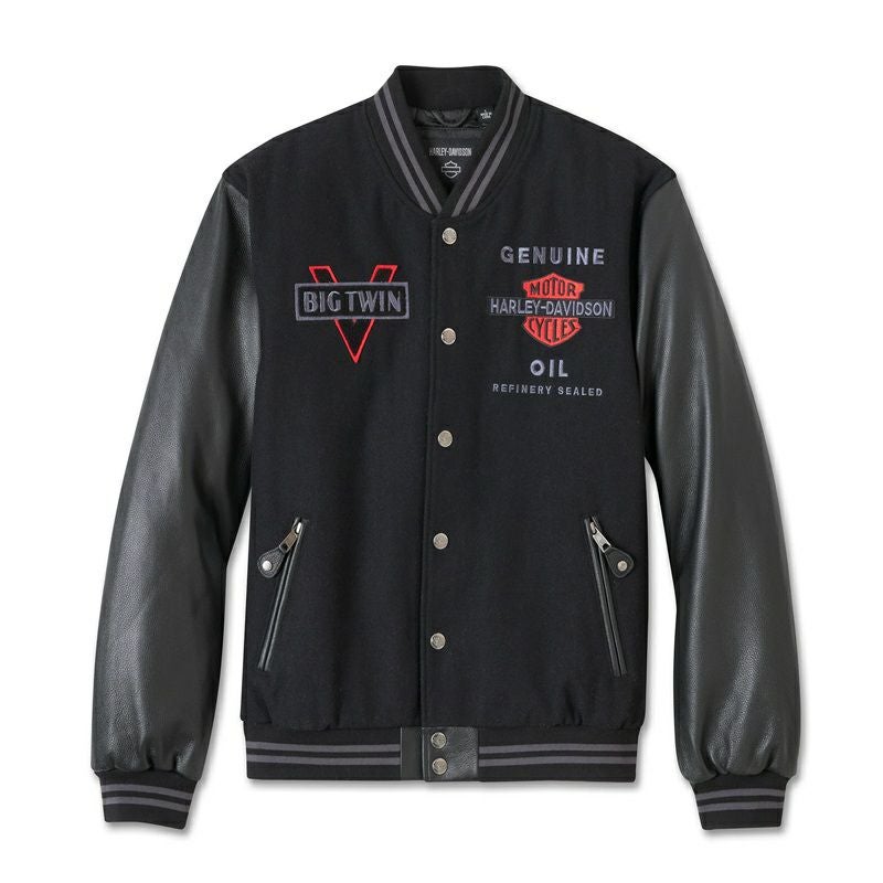 新品 Harley-Davidson 2WAYライダースレザージャケット 2XL HARLEY DAVIDSON◇レザージャケット・ブルゾン/L/レザー/BLK/97088