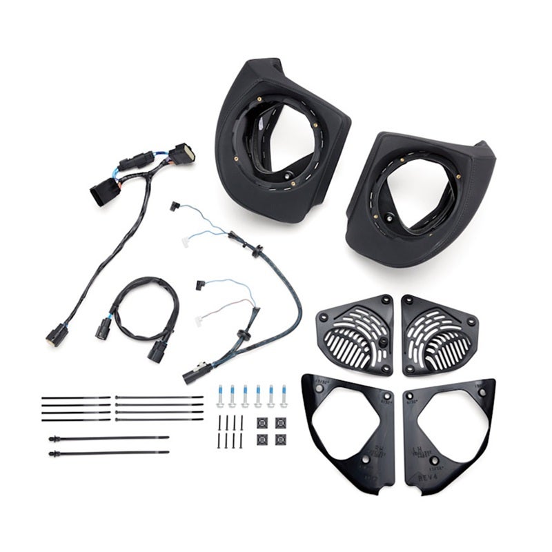 【76000978】ハーレー純正ハーレーダビッドソン・オーディオ・パワード・バイ・ロックフォード・フォズゲート／エアクールド・ロワースピーカーインストールキット