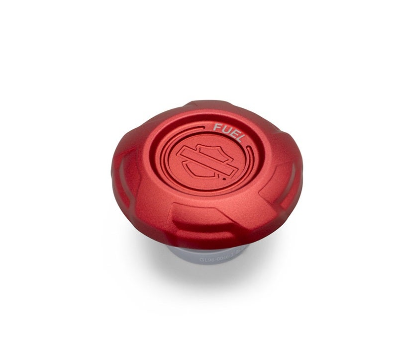 61100214】ハーレー純正 レッドラインフュエルキャップ Fuel Cap