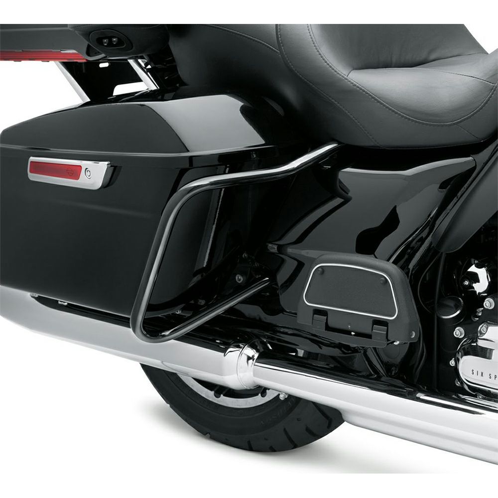 リアサドルバッグガードキットGlossBlackRearSaddlebagGuards